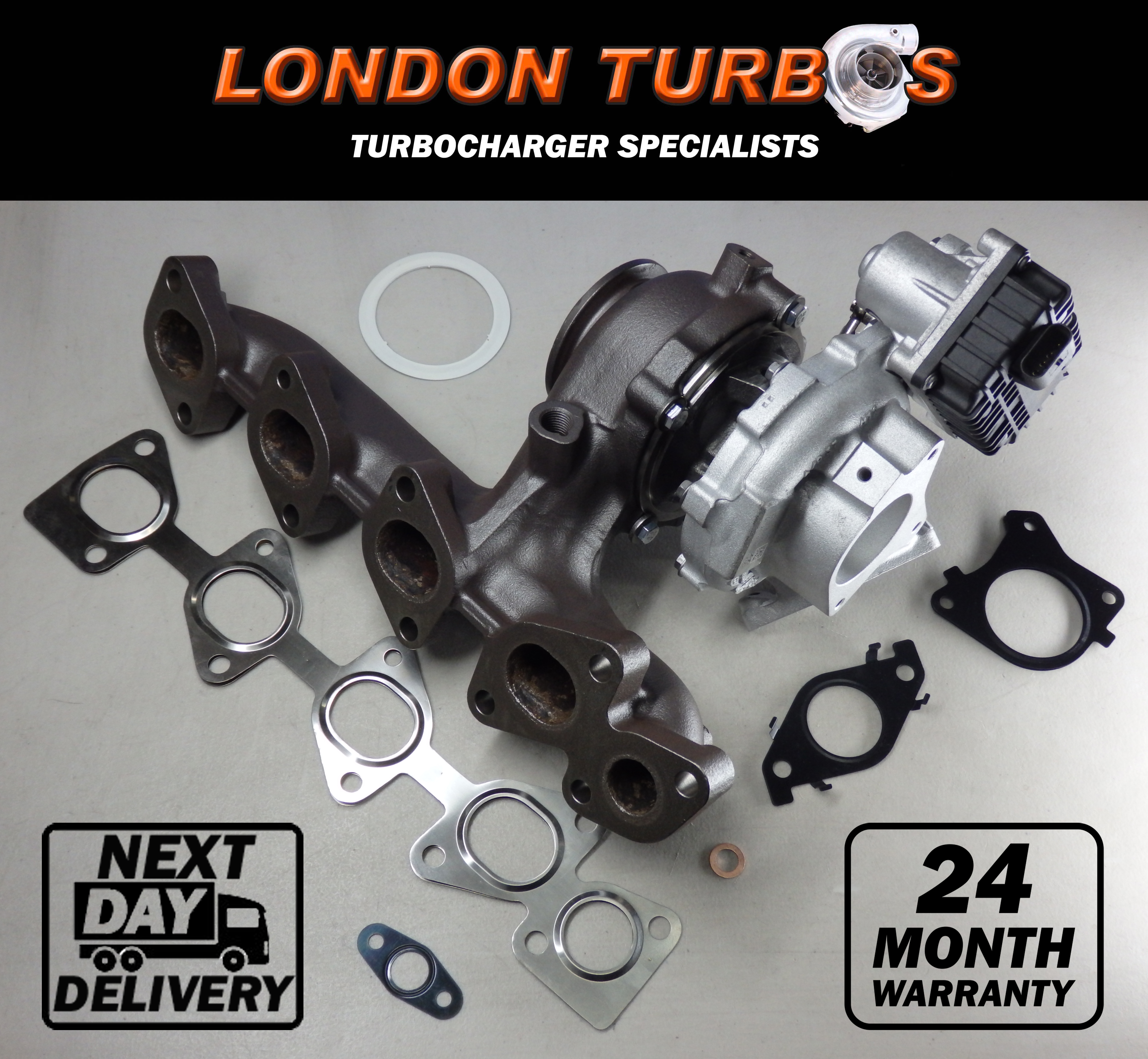 Turbocharger for Kia / Hyundai 1.6CRDi 116/136HP-85/100KW 843814 Turbo + Gaskets